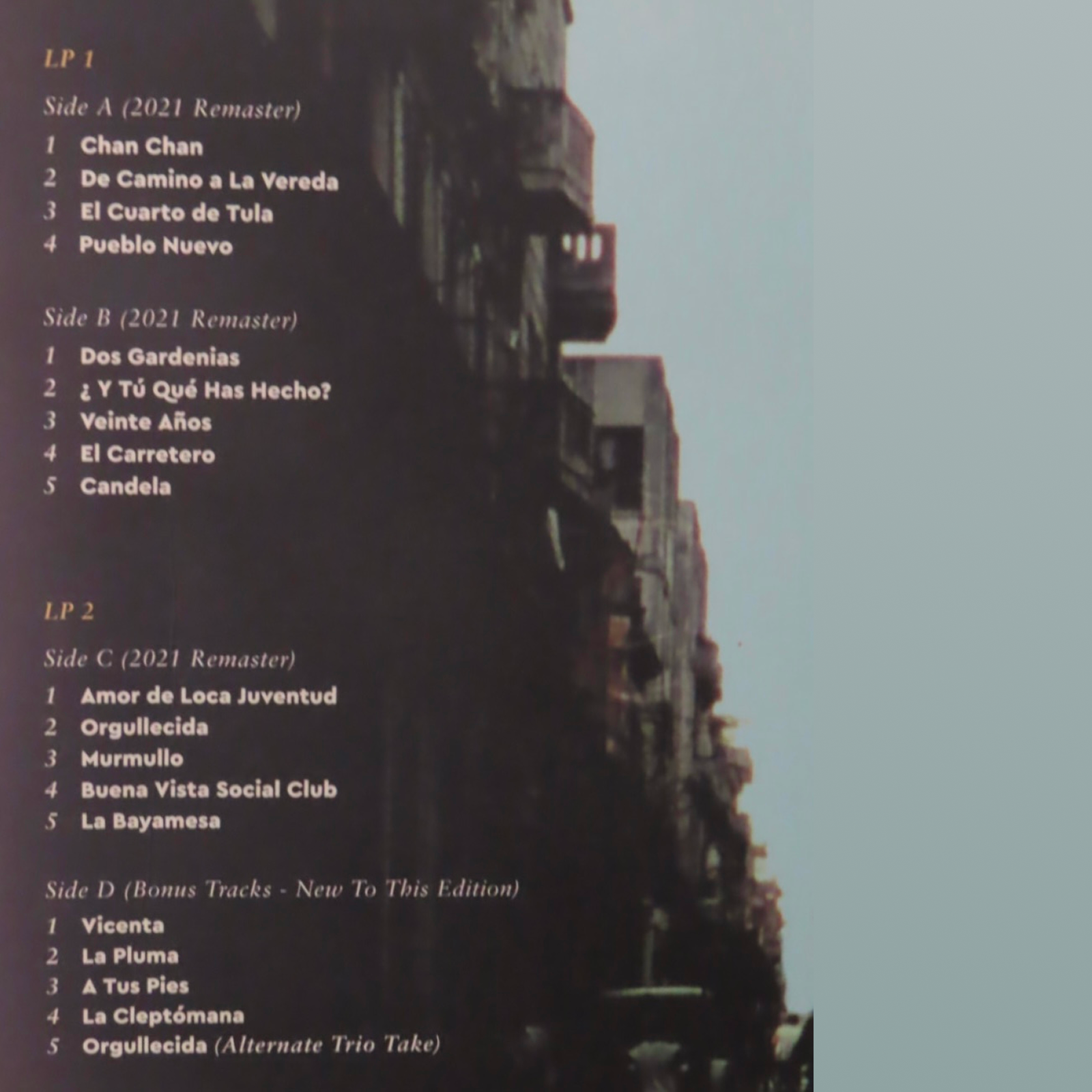 BUENA VISTA SOCIAL CLUB — EDICIÓN 25 ANIVERSARIO 2LP | 180g | Vinilo