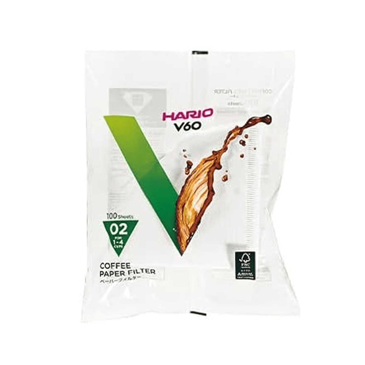 Hario - Filtros de café x 100 filtros